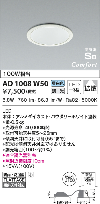 ad1008w50