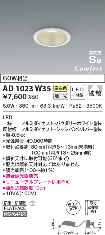 ad1023w35