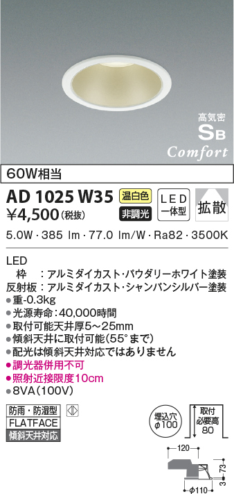 ad1025w35