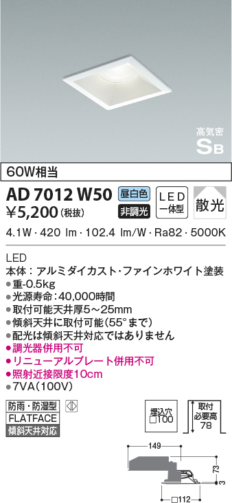 ad7012w50