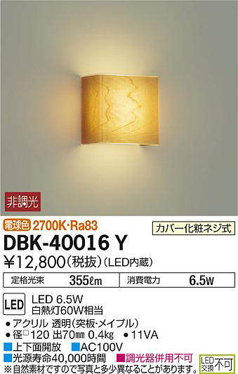 dbk40016y