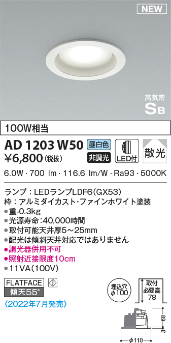 ad1203w50