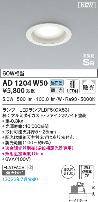 ad1204w50