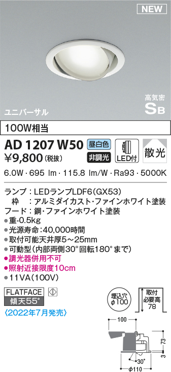 ad1207w50
