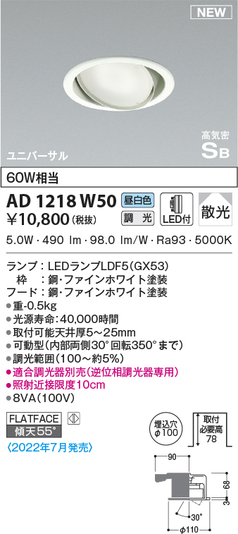 ad1218w50