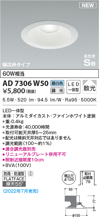 ad7306w50